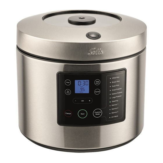 SOLIS RICE & POTATO COOKER 8161 Kurzanleitung