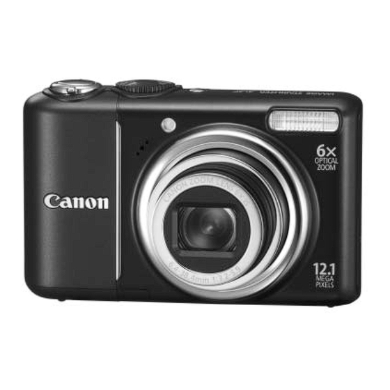 Canon PowerShot A2100 IS Benutzerhandbuch