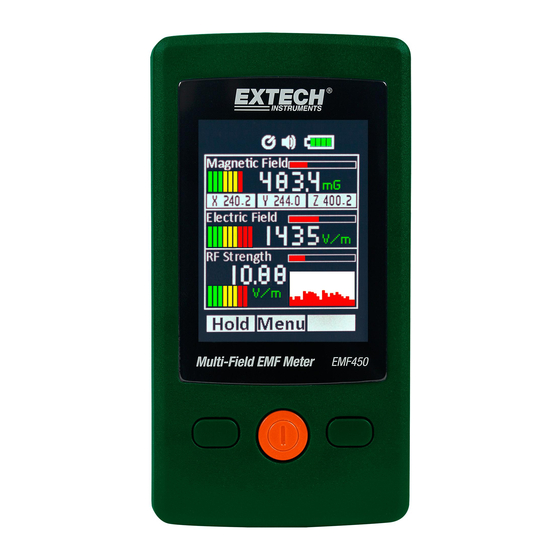 Extech Instruments EMF450 Bedienungsanleitung