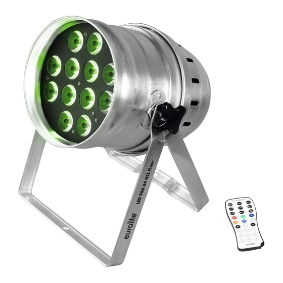 EuroLite LED PAR-64 HCL Floor Bedienungsanleitung
