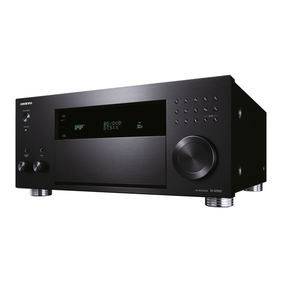 Onkyo TX-RZ900 Handbuch