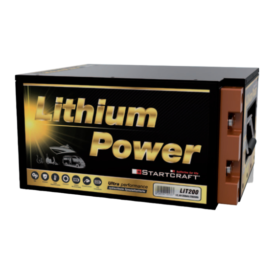 STARTCRAFT Lithium Power LIT200 Handbuch