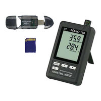 PCE Instruments PCE-HT110 Bedienungsanleitung