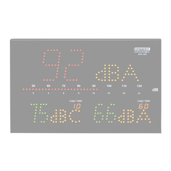 Dateq SPL-D3 Handbuch