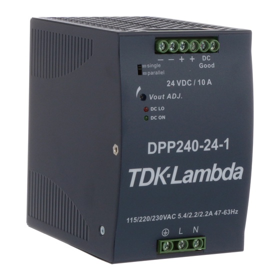 TDK-Lambda DPP240-Serie Handbuch