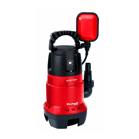 EINHELL GH-DP 7835 Originalbetriebsanleitung