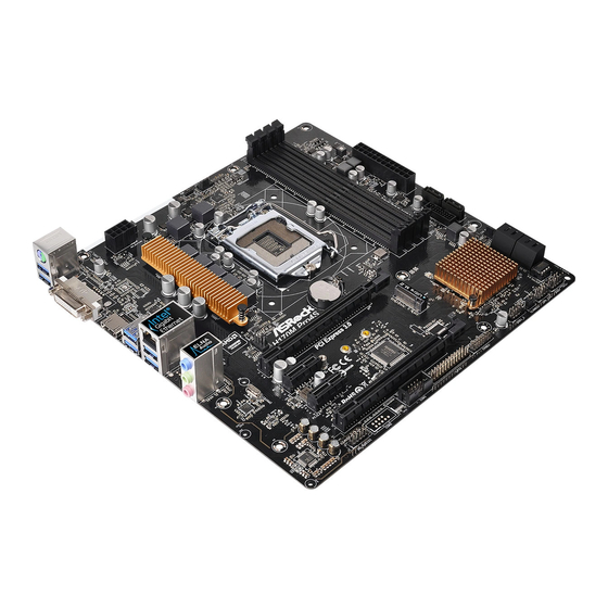 ASROCK H170M Pro4S Benutzerhandbuch