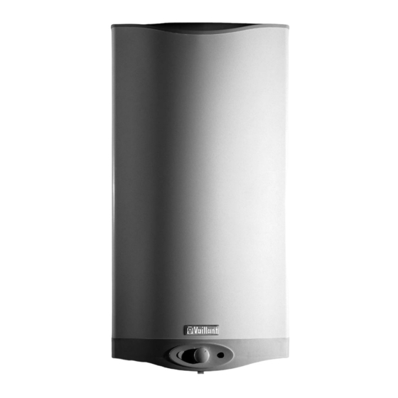 Vaillant VEH 6 classic Serie Bedienungs- Und Installationsanleitung