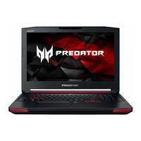 Acer Predator 15 Benutzerhandbuch