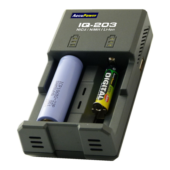 AccuPower IQ203 Bedienungsanleitung