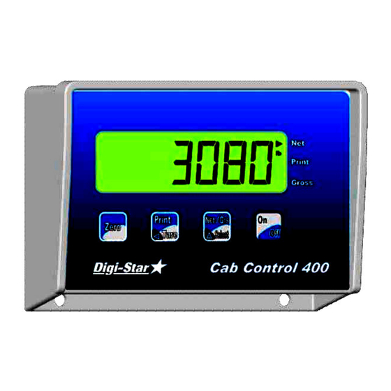 Digi-Star Cab Control 400 Bedienungsanleitung