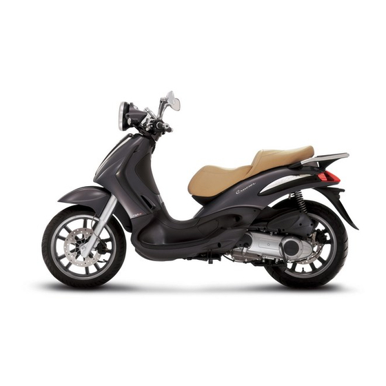PIAGGIO BEVERLY Cruiser 250ie Bedienungsanleitung