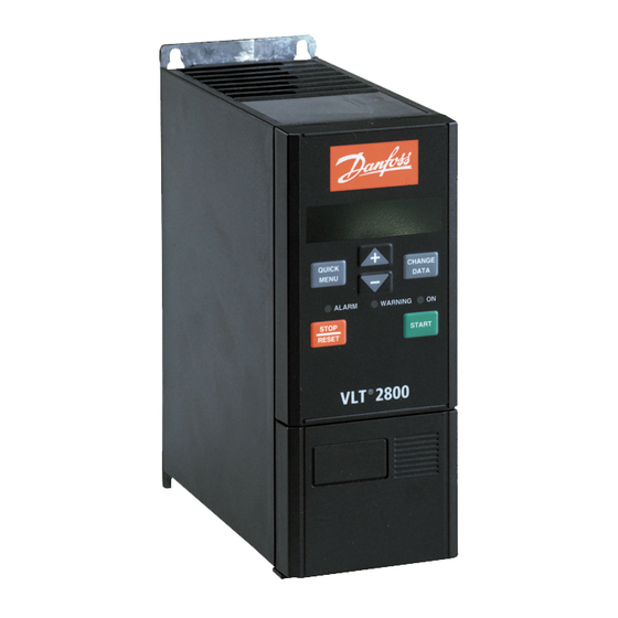 Danfoss VLT 2800 Serie Bedienungsanleitung