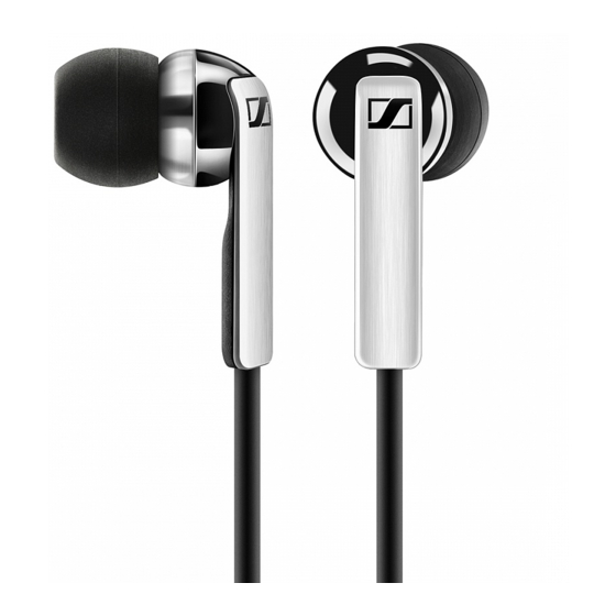 Sennheiser CX 2.00G Kurzanleitung