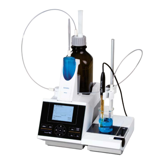 Xylem SI Analytics TitroLine 6000 Gebrauchsanleitung