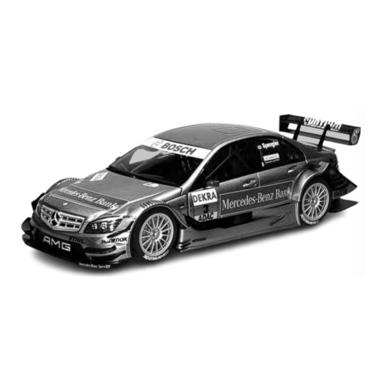 REVELL Mercedes-Benz Bank AMG Mercedes C-Klasse DTM 2011 Bruno Spengler Montageanleitung