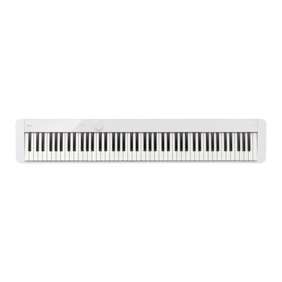 Casio Privia PX-S1100WE Bedienungsanleitung
