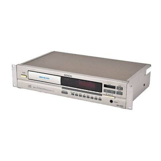 Denon DN-600F Bedienungsanleitung