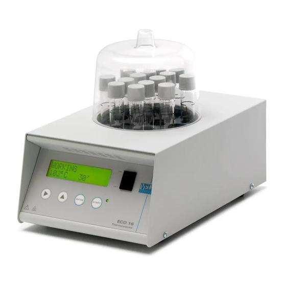 Velp Scientifica ECO 16 Bedienungsanleitung