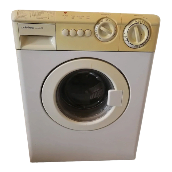Privileg COMPACT 92 Gebrauchsanleitung