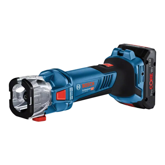 Bosch GCU 18V-30 Professional Originalbetriebsanleitung