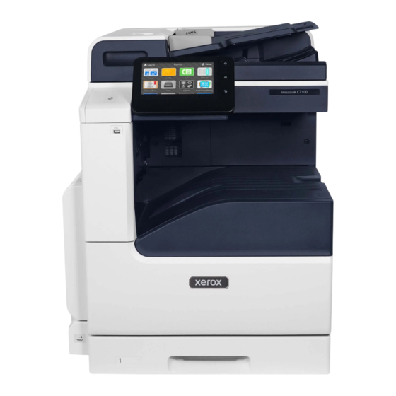 Xerox VersaLink C71 Serie Benutzerdokumentation