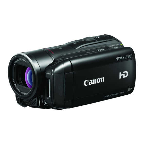 Canon LEGRIA HF M32 Bedienungsanleitung