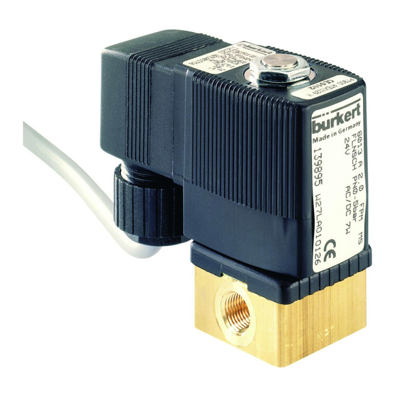 bürkert PTB 00 ATEX 2129 X Bedienungsanleitung