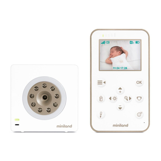 miniland baby digimonitor 2.4’’ plus Bedienungsanleitung