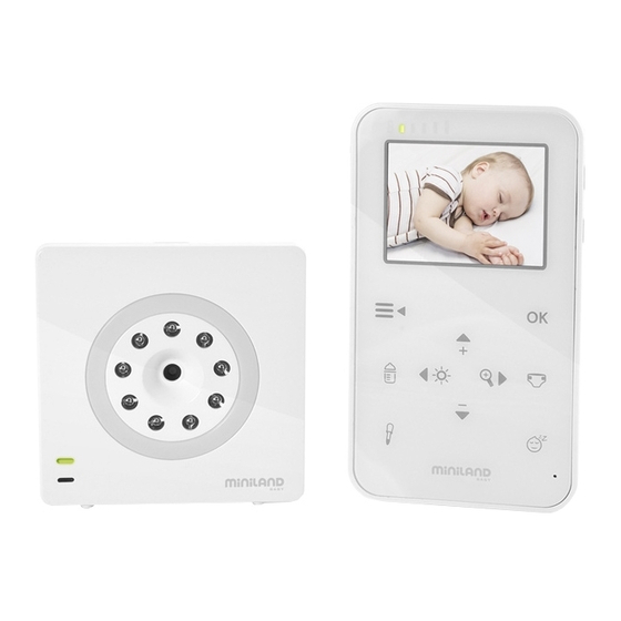 miniland baby digimonitor 2.4" plus Bedienungsanleitung