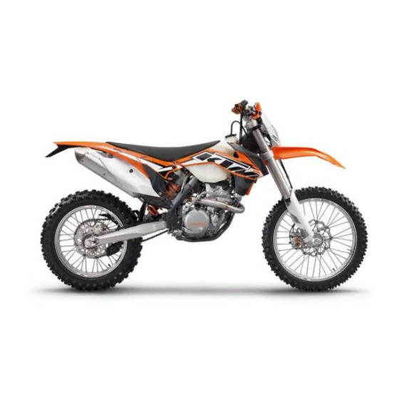 KTM 350 EXC-F EU Bedienungsanleitung