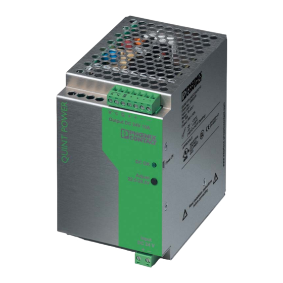 Phoenix Contact QUINT-PS-24DC/24DC/10 Kurzbeschreibung
