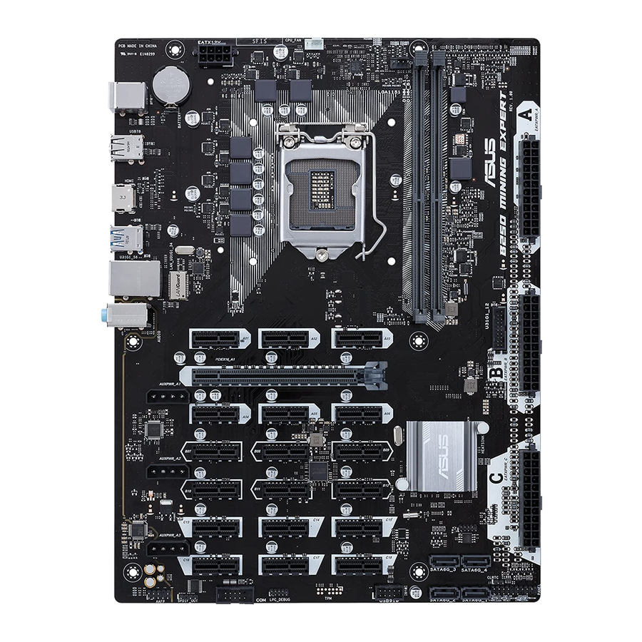 Asus B250 Mining Expert Schnellstarthilfe
