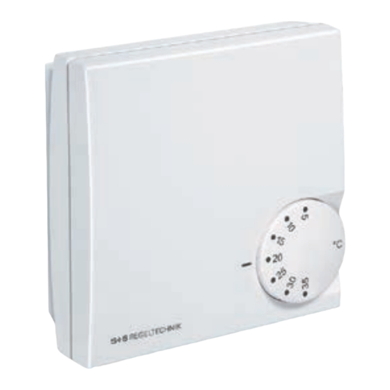 S+S REGELTECHNIK THERMASREG RTR-S010 Bedienungs- Und Montageanleitung