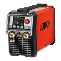 LORCH MicorTIG 200 DC ControlPro Bedienungshandbuch