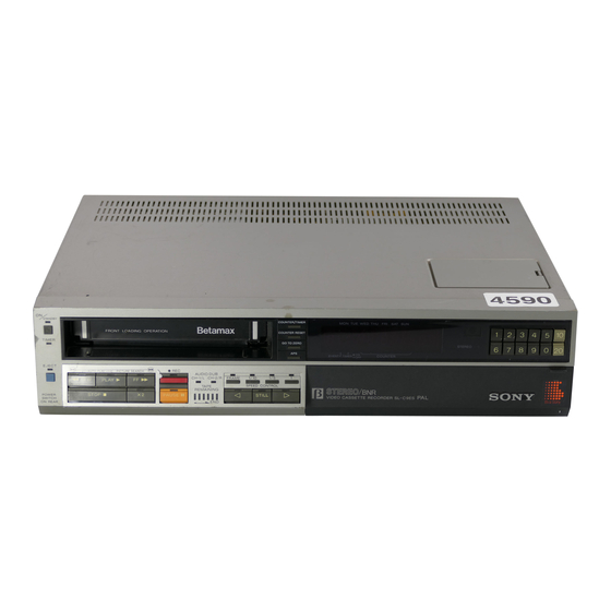 Sony SL-C9E Kundendienstanleitung