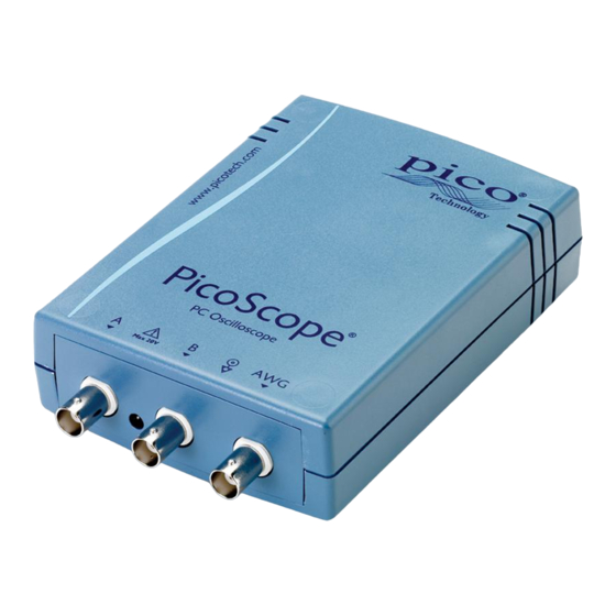PICO PicoScope 2200-Serie Benutzerhandbuch