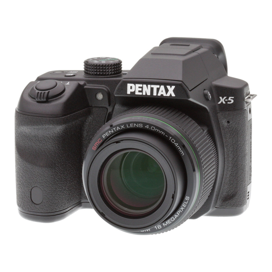 Pentax X5 Handbuch