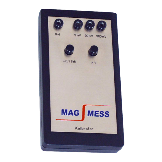 MAGMESS Cal 2014 Bedienungsanleitung