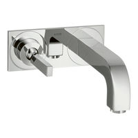 Hansgrohe Axor Citterio 39112000 Montageanleitung