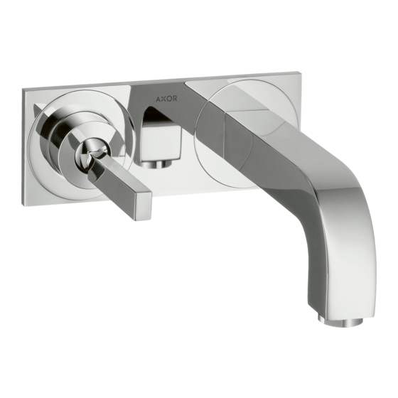 Hansgrohe Axor Citterio 39112000 Montageanleitung