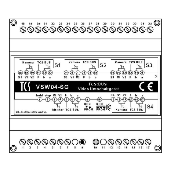 TCS VSW04 Produktinformation