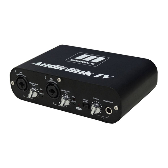 Miditech Audiolink IV Bedienungsanleitung