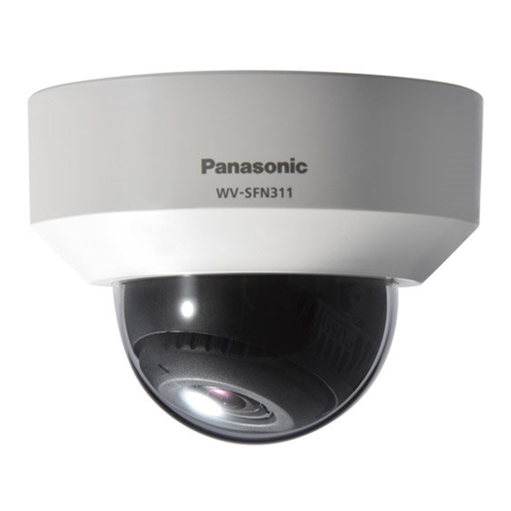 Panasonic WV-SFN311L Installationshandbuch