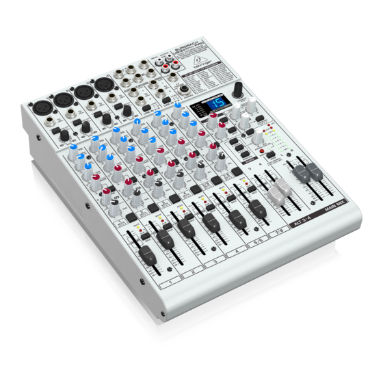 Behringer EURORACK UB1204-PRO Bedienungsanleitung