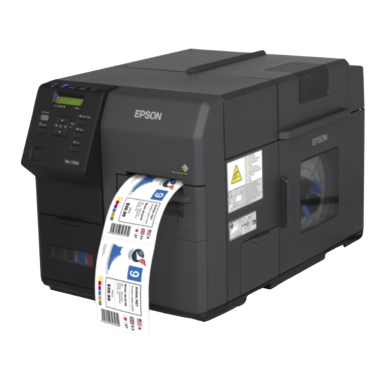 Epson TM-C7500 Schnellstart