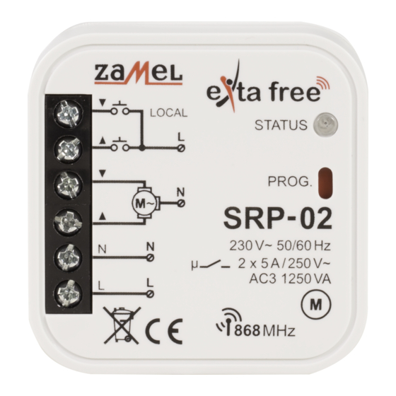 ZAMEL exta free SRP-02 Bedienungsanleitung