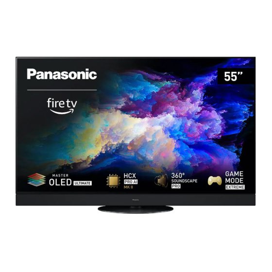 Panasonic TV-55Z95AEG Bedienungsanleitung