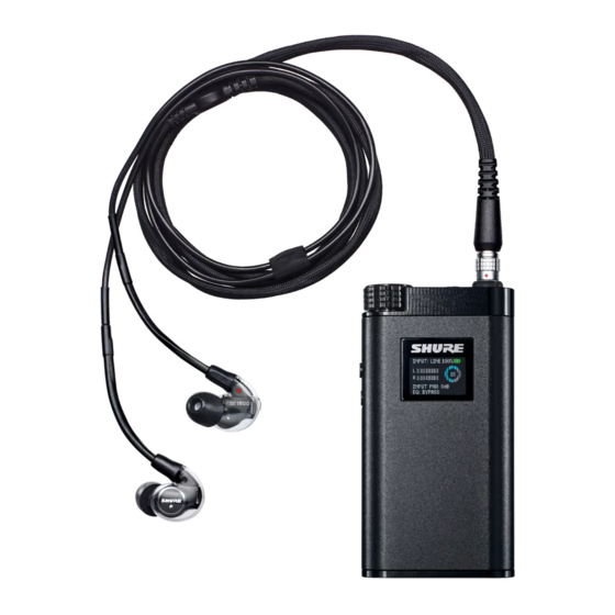 Shure KSE1500 Handbuch