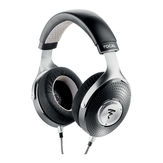 Focal ELEGIA Gebrauchsanleitung